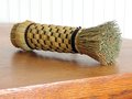 Polissoir 2 Piece Set  - Beeswax Finish Polishing Tool -  Long and Short Bristles