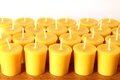 Beeswax Candles - 100% Pure Beeswax Votive Candles -- 6 Pack - Free Shipping