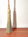 Early American Woven Besom - Oak Dowel Handle -  Free Shipping 