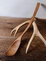Big Crazy Wooden Ladle - Hand Carved Alder Crook - WILD THANG - One Only - Free Shipping