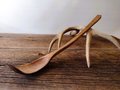Big Crazy Wooden Ladle - Hand Carved Alder Crook - WILD THANG - One Only - Free Shipping