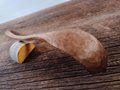 Big Crazy Wooden Ladle - Hand Carved Alder Crook - WILD THANG - One Only - Free Shipping