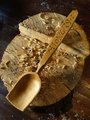 Big Cooking Scoop with Lettering - Hongry Spoon - Hand Carved - One Only - Free Shipping