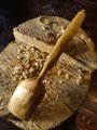 Hand Carved Cooking Spoon - Birch Serving Scoop - One Only - Free Shipping