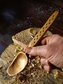 Charming Cooking Spoon - Hand Carved Birch - One Only - Free Shipping