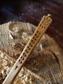 Long Cooking Spoon - Hand Carved Birch - One Only - Free Shipping