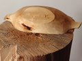 Whittled Bowl - Hand Carved Alder Log - One Only - Free Shipping