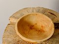 Rustic Hewn Bowl - Hand Carved - Free Shipping 