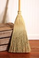 Two Pack - Shaker Authentic 1878 -- Vintage Corn Broom -- Original Full Size with Genuine American Hardwood Handle