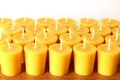 Beeswax Candles - 100% Pure Beeswax Votive Candles -- 100 Pack  -- Large 2 oz. Votives -- Free Shipping