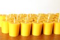 Beeswax Candles - 100% Pure Beeswax Votive Candles -- 100 Pack  -- Large 2 oz. Votives -- Free Shipping