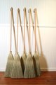 Shaker Authentic 1878 -- Vintage Corn Broom -- Original Full Size with Genuine American Hardwood Handle