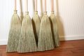 Two Pack - Shaker Authentic 1878 -- Vintage Corn Broom -- Original Full Size with Genuine American Hardwood Handle