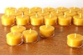 Beeswax Candles - 100% Pure Beeswax Tealights -- 24 Pack -- Free Shipping