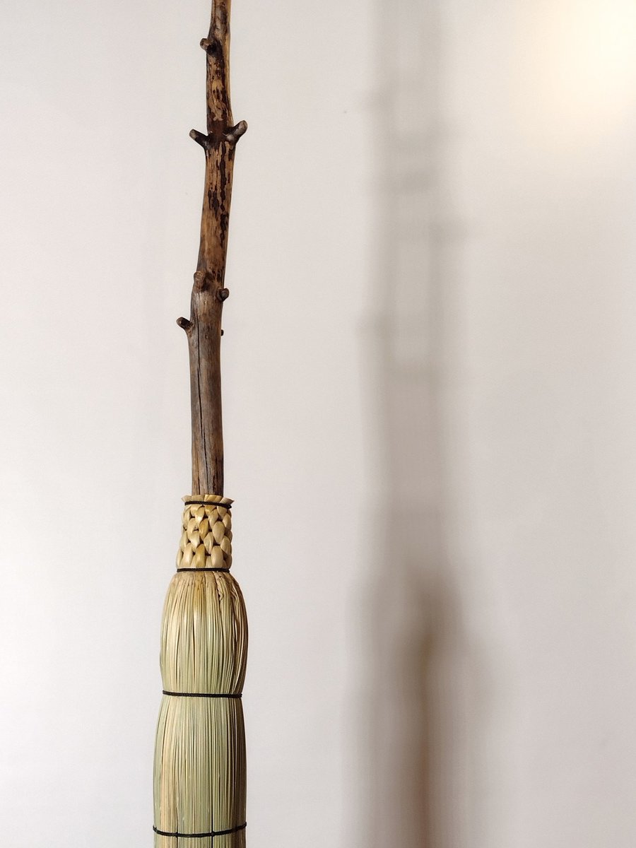 Rustic Branch Besom - "The Snag" - Knotty Pine Branch - One Only - Free Shipping