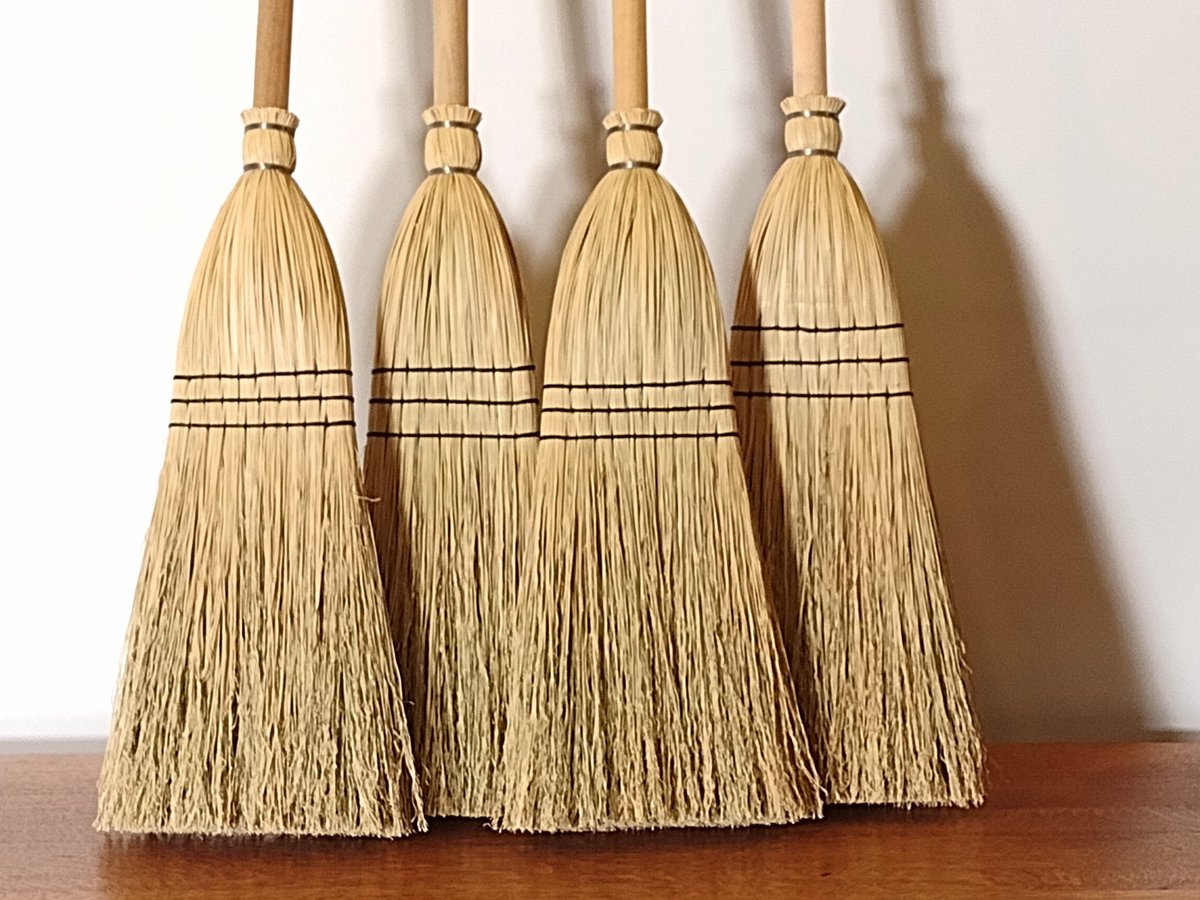 Child Size Shaker Broom - Small Flat Broom - Authentic Shaker Flat Broom - Free Shipping