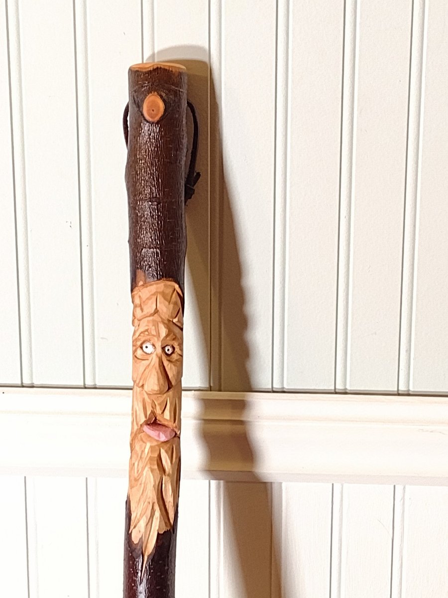 Wood Spirit Camper R/V Broom - "Ol' Beech Nut" - One Only Functional Art - Free Shipping