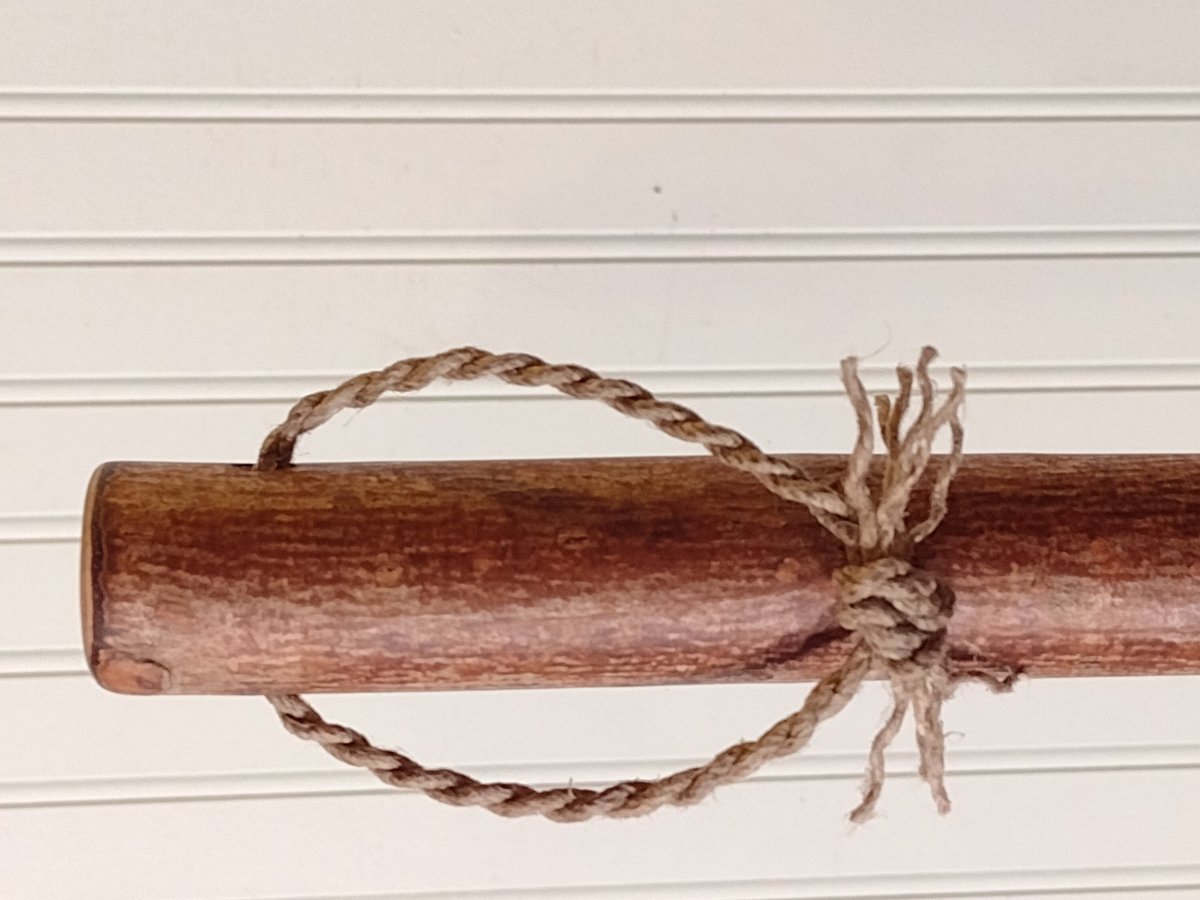 Rustic Kitchen Broom - Straight Poplar Branch - One Only - Free Shipping
