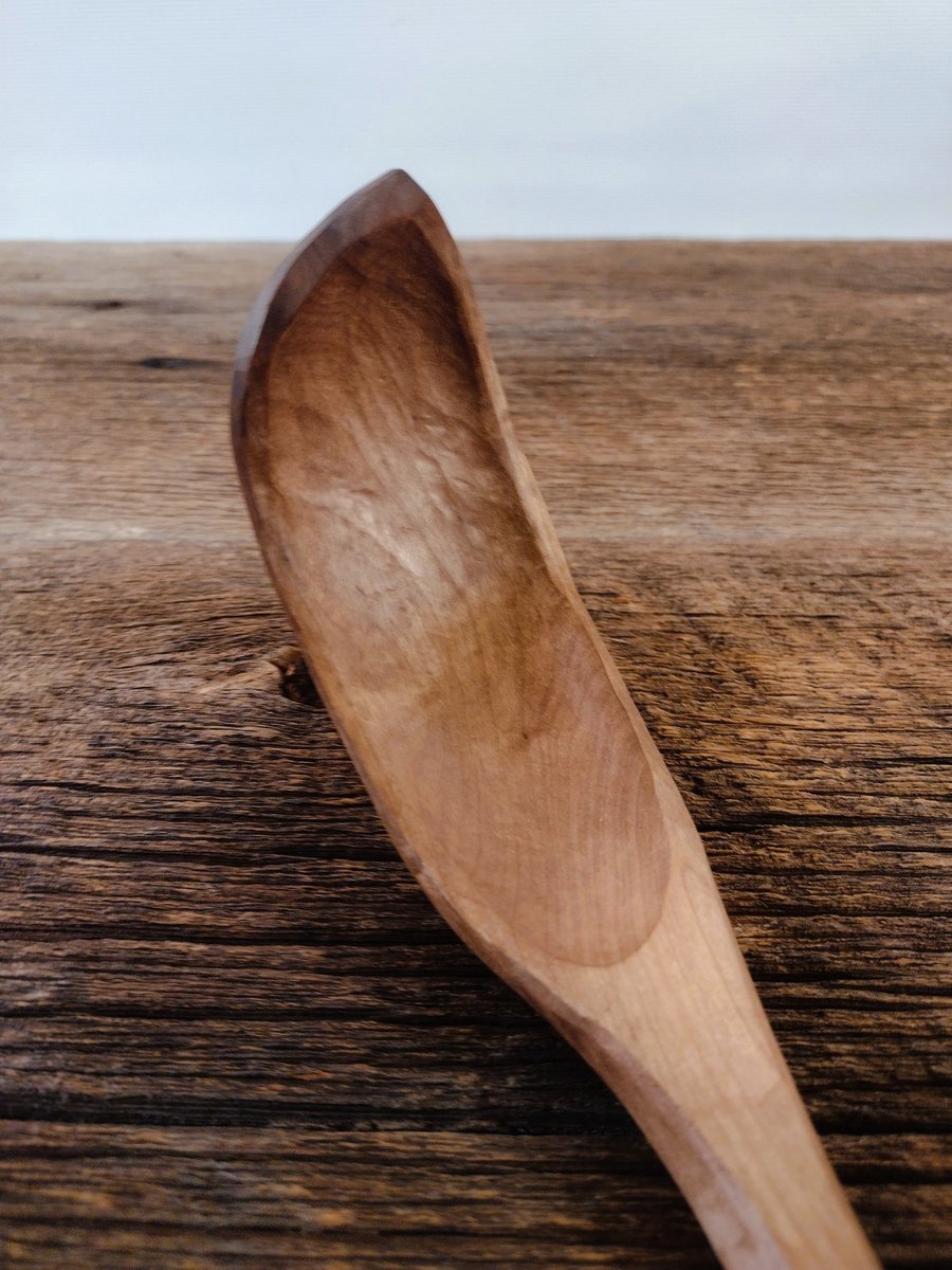 Big Crazy Wooden Ladle - Hand Carved Alder Crook - WILD THANG - One Only - Free Shipping