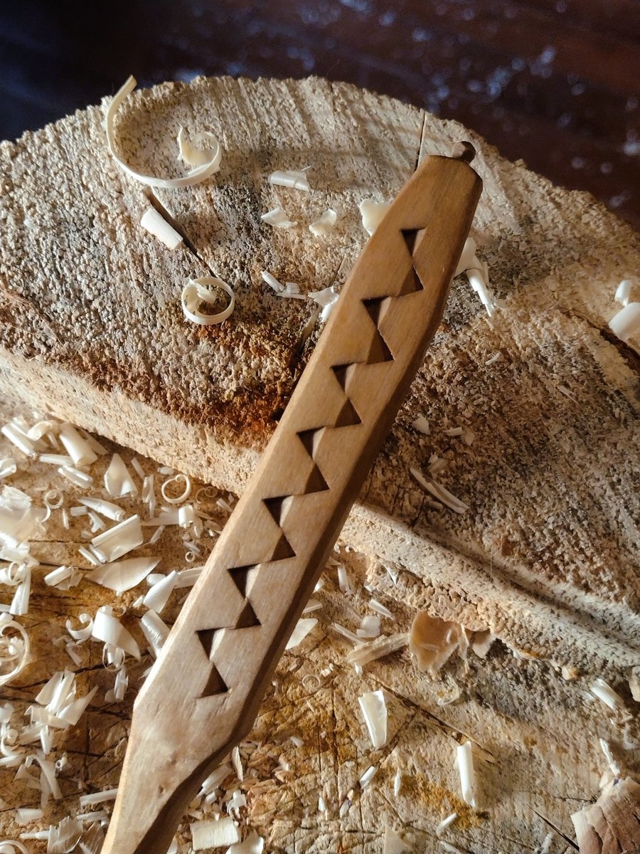 Charming Cooking Spoon - Hand Carved Birch - One Only - Free Shipping