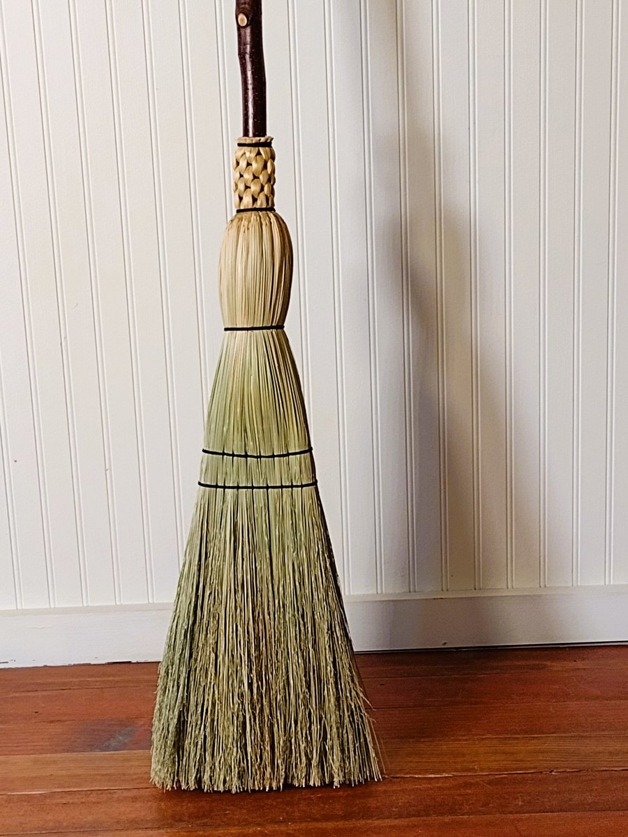 Rustic Kitchen Broom - Knotty Birch - One Only - Free Shipping