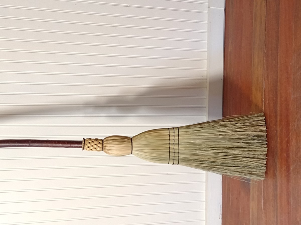 Rustic Kitchen Broom - Red Birch - One Only - Free Shipping