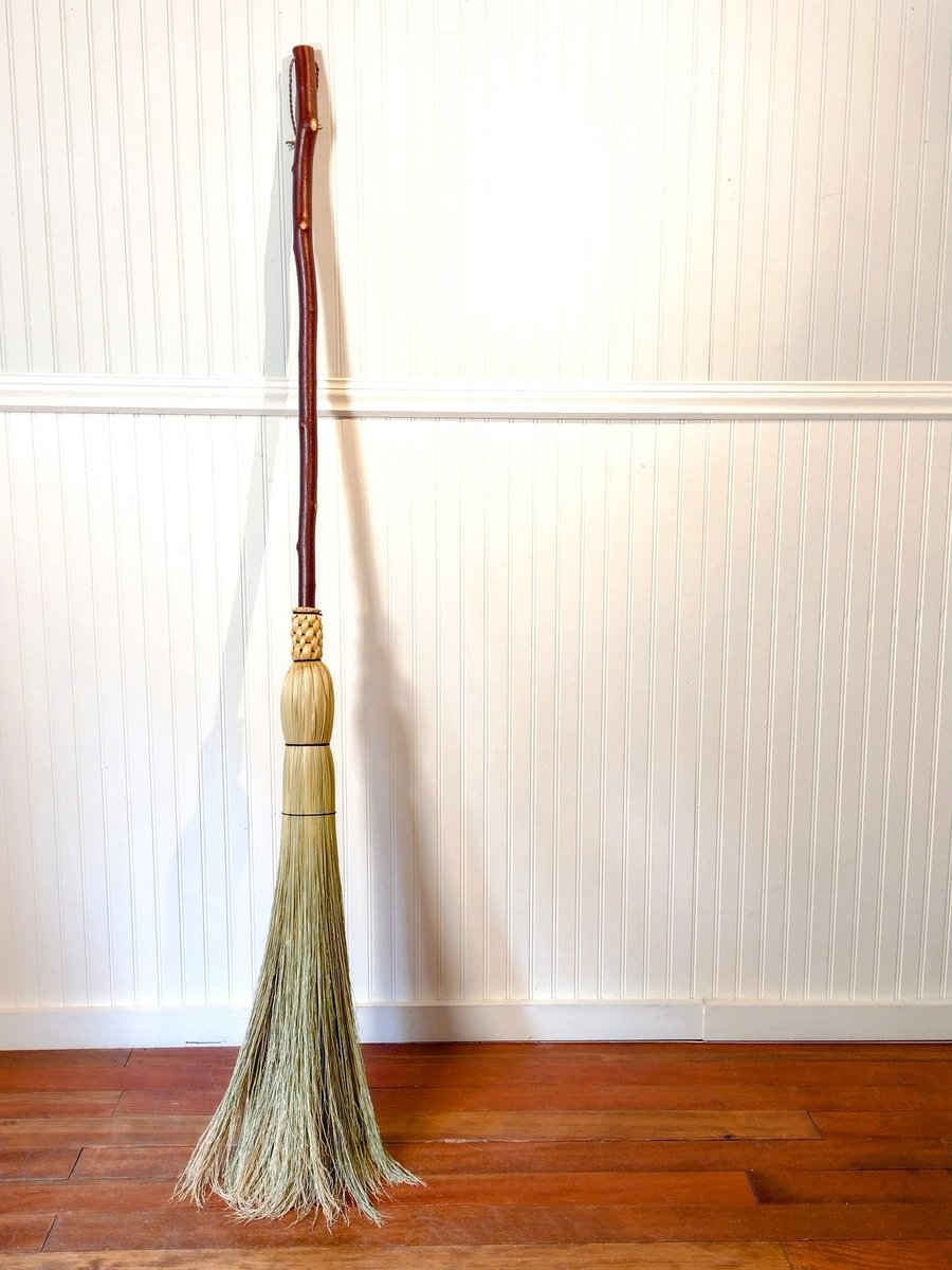 Red Birch Besom - Rustic Curvy Red Birch Branch - One Only - Free Shipping