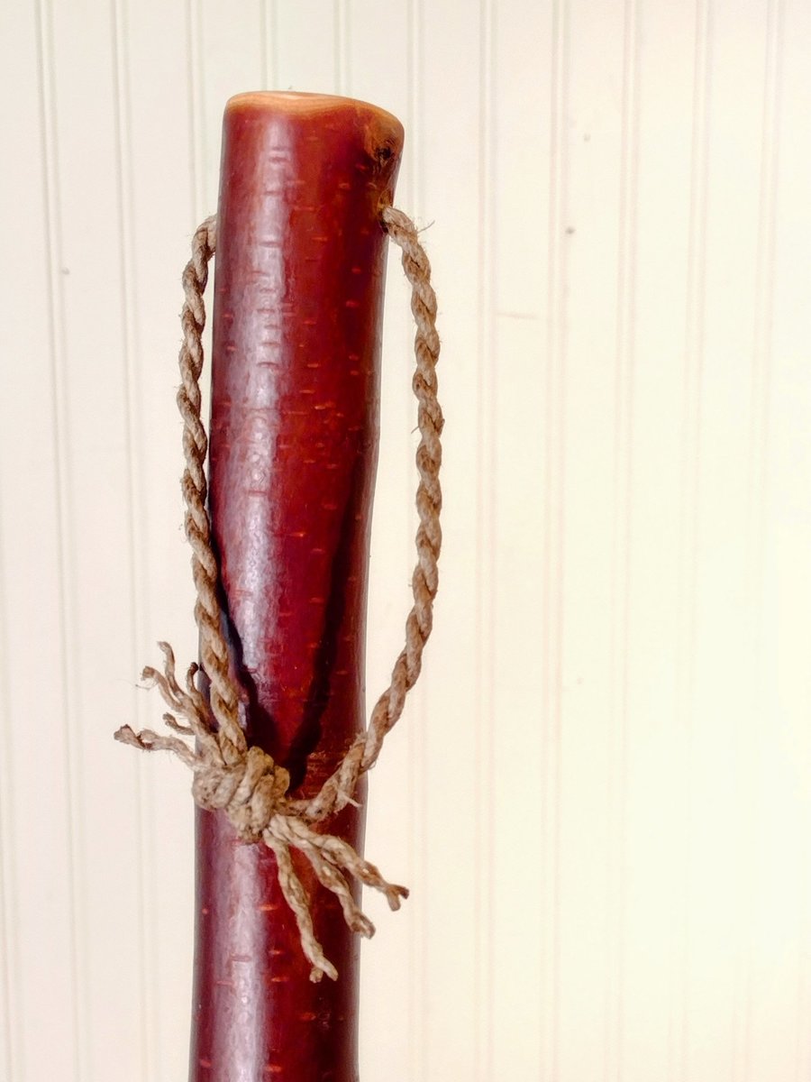 Red Birch Besom - Rustic Curvy Red Birch Branch - One Only - Free Shipping