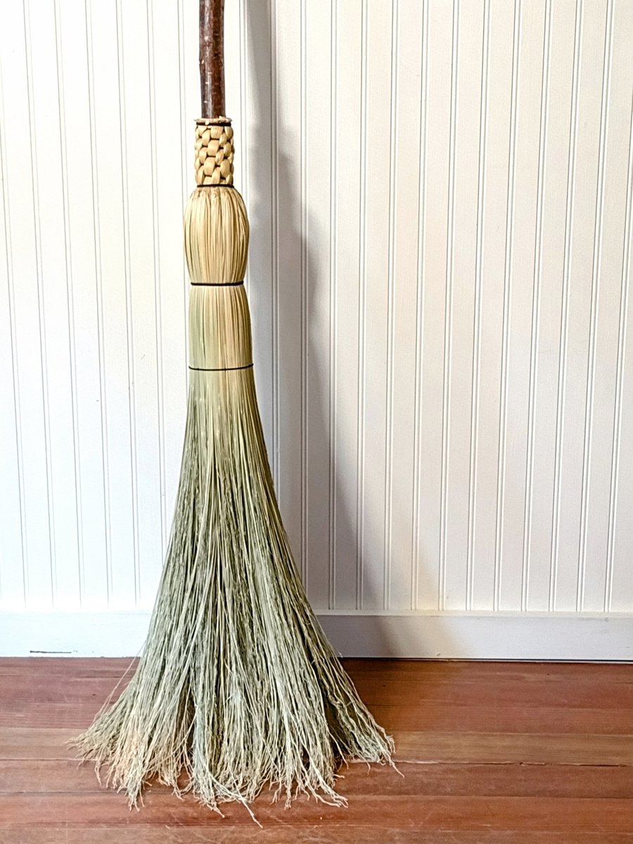 Rustic Hazel Besom - Western Hazel Branch - One Only - Free Shipping