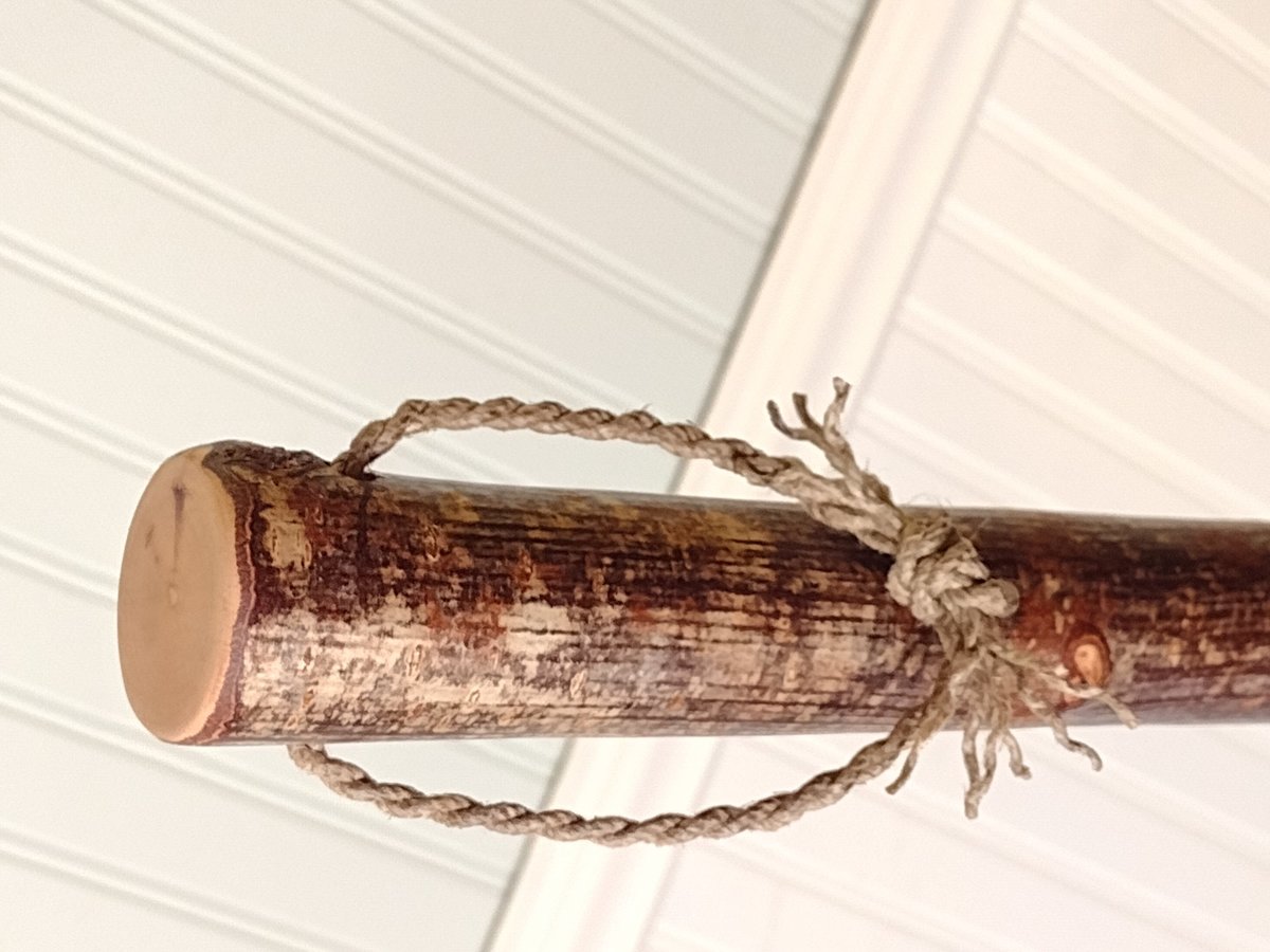 Rustic Hazel Besom - Western Hazel Branch - One Only - Free Shipping
