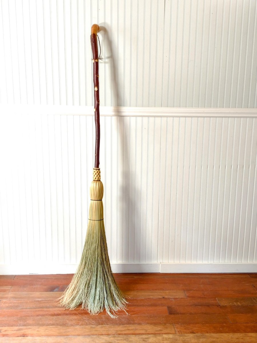 Birch Root Besom - Knotty Red Birch Root Branch - One Only - Free Shipping