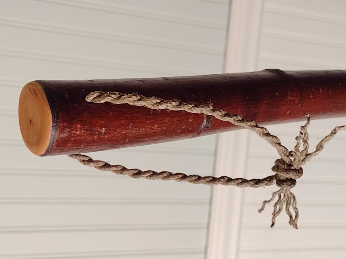 Rustic Kitchen Broom - Knotty Mountain Alder - One Only - Free Shipping