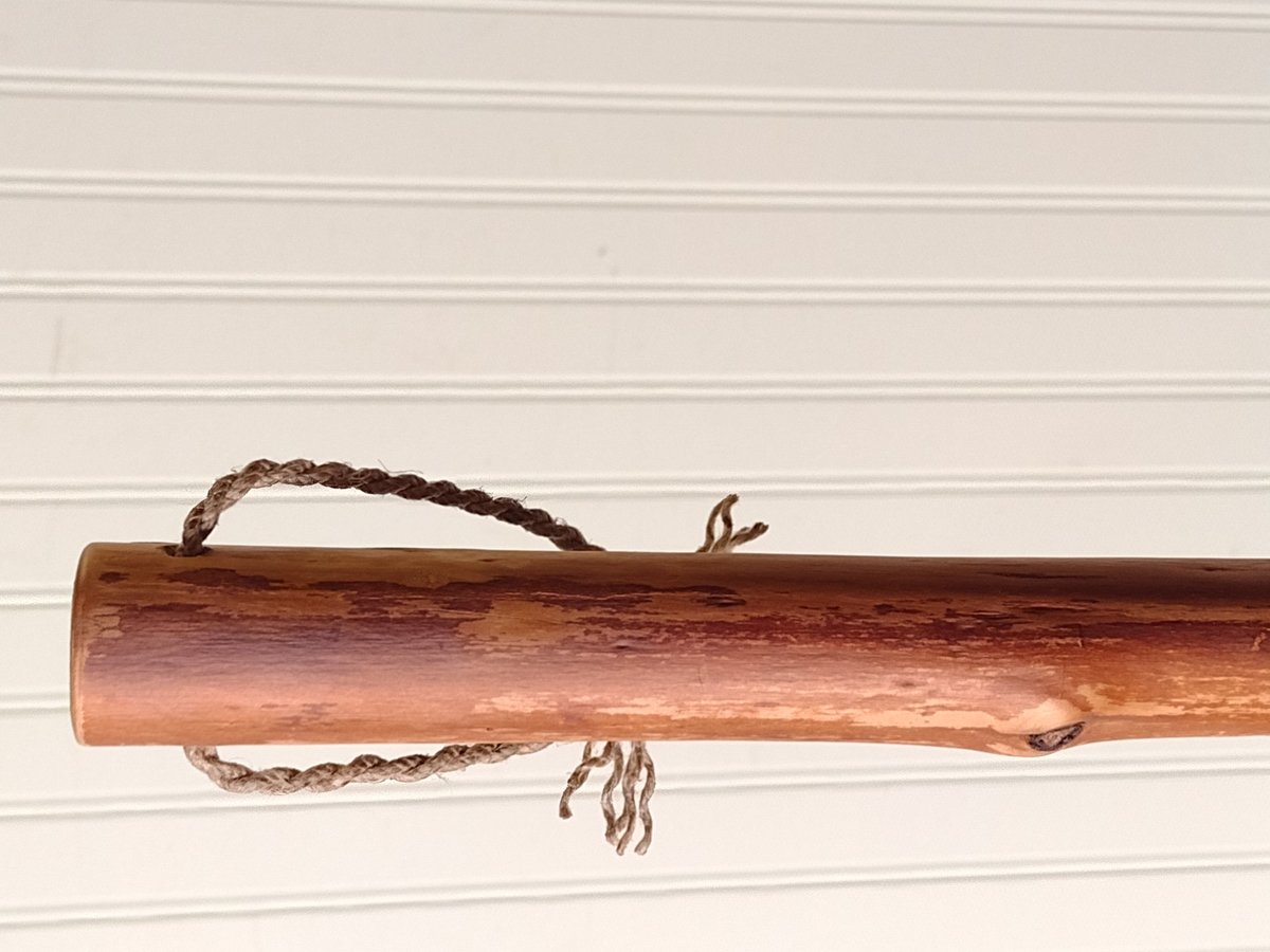 Mountain Porch Broom - Peeled Alder Branch - One Only - Free Shipping