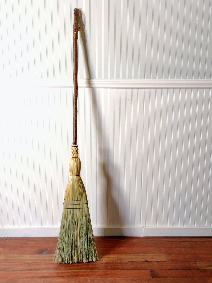 Mountain Porch Broom - Quaking Aspen Branch - One Only - Free Shipping