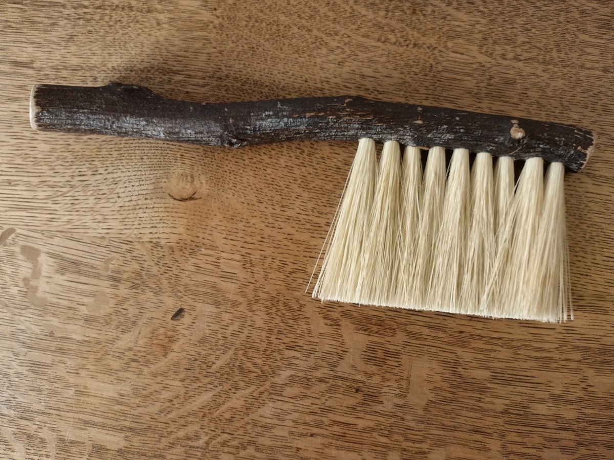 Woodland Hand Brush - Western Hazel Branch - One Only - Made in Our Shop