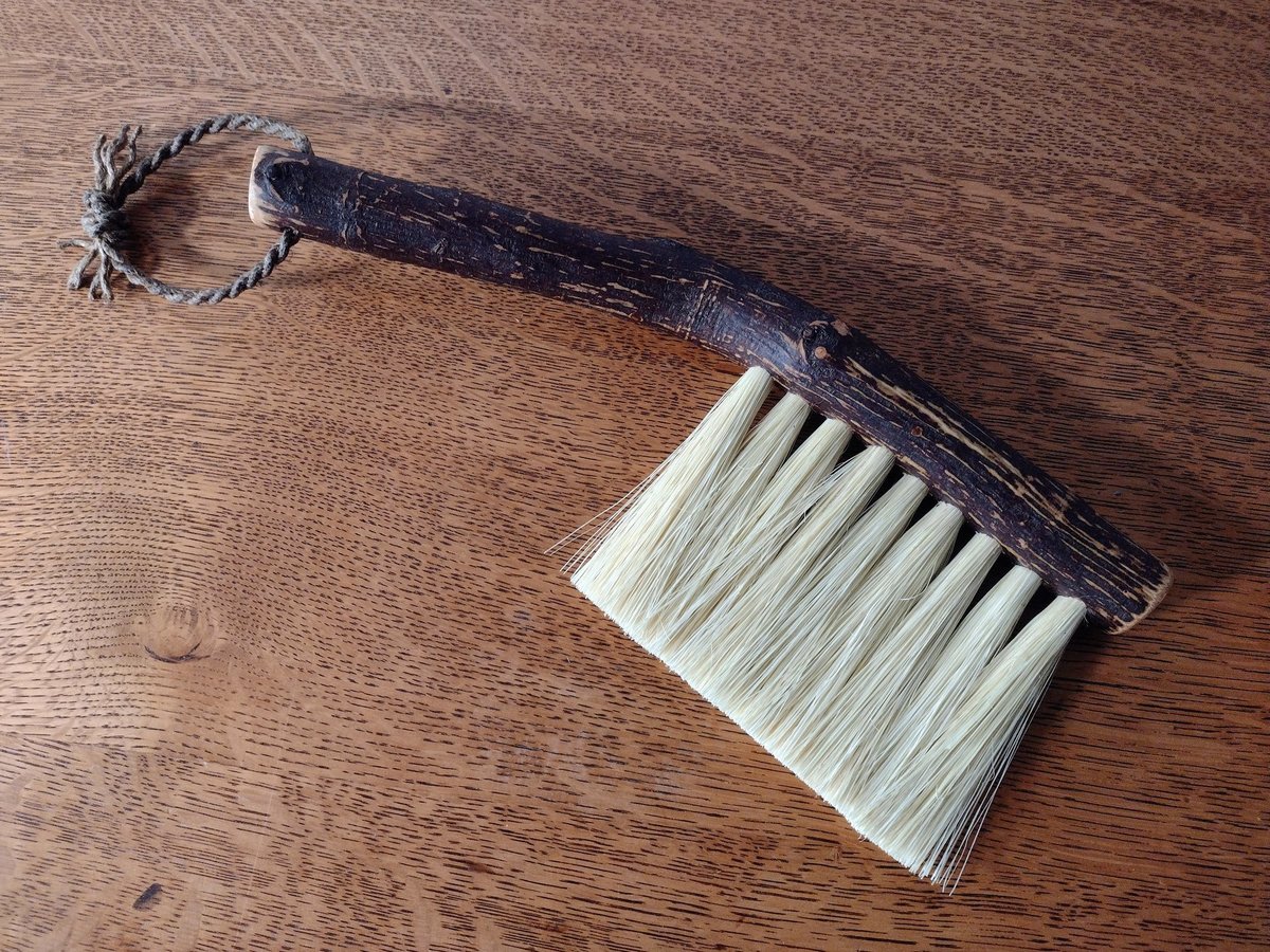 Woodland Hand Brush - Western Hazel Branch - One Only - Made in Our Shop