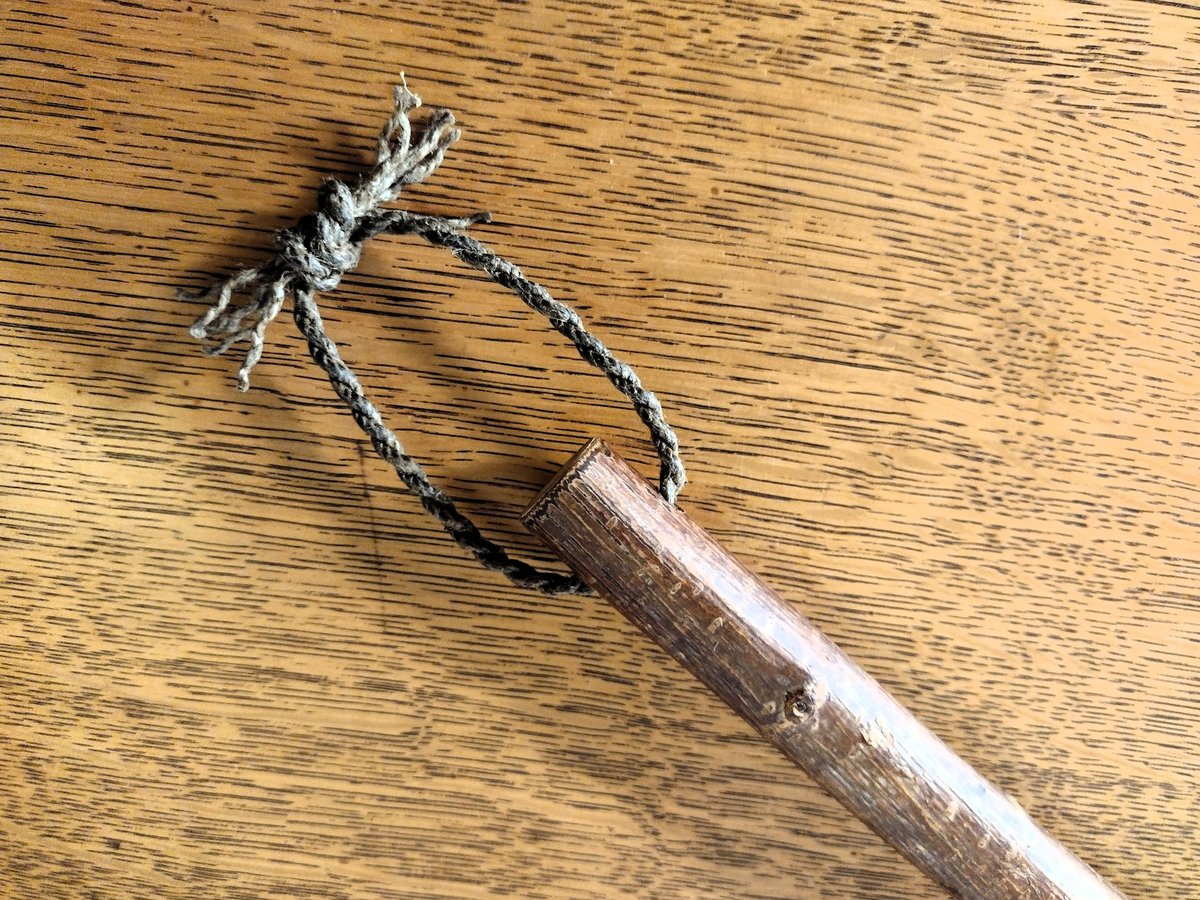 Woodland Hand Brush - Western Hazel Branch - One Only - Made in Our Shop