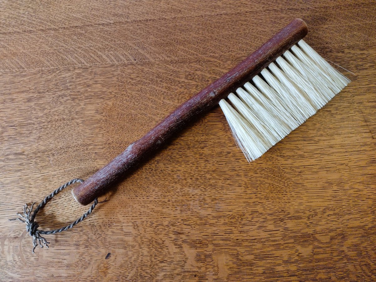 Woodland Hand Brush - Western Hazel Branch - One Only - Made in Our Shop