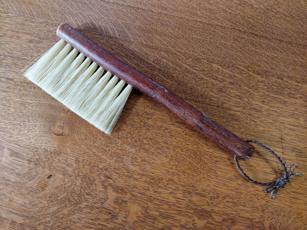 Woodland Hand Brush - Western Hazel Branch - One Only - Made in Our Shop