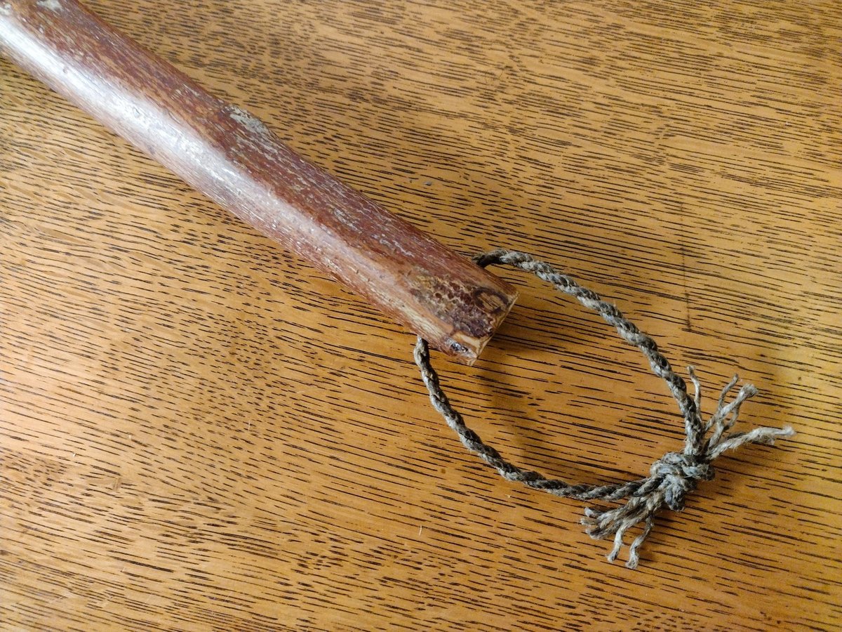 Woodland Hand Brush - Western Hazel Branch - One Only - Made in Our Shop