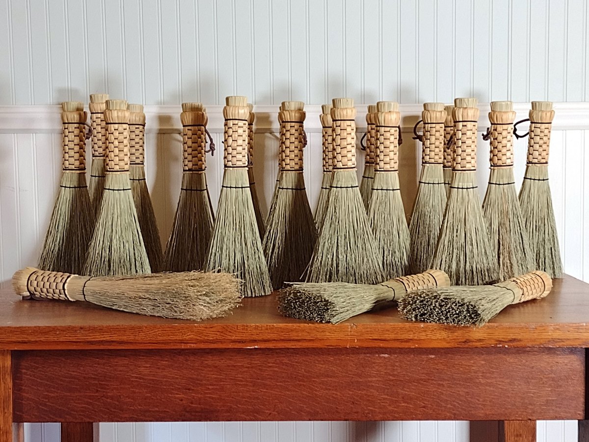 American Broom Shop Woven Shaker Whisk Broom - Thumbnail 5