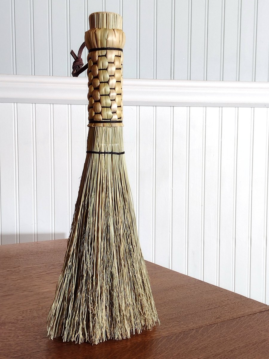 American Broom Shop Woven Shaker Whisk Broom - Thumbnail 2