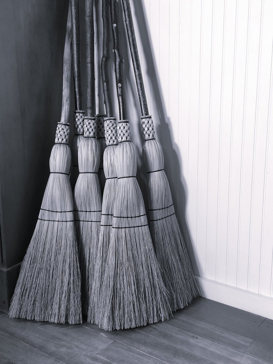 Rustic Kitchen Broom - Quaking Aspen - One Only - Free Shipping