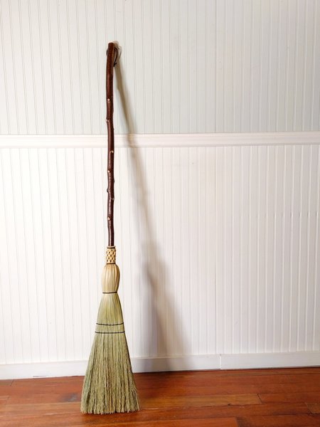 Rustic Kitchen Broom - Knotty Birch - One Only - Free Shipping