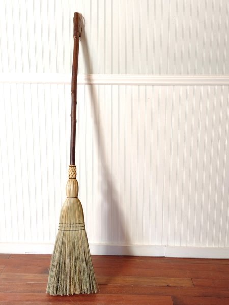 Rustic Kitchen Broom - Mountain Alder - One Only Free Shipping