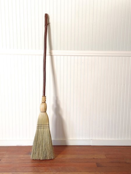 Rustic Kitchen Broom - Red Birch - One Only - Free Shipping