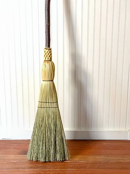 Rustic Kitchen Broom - Quaking Aspen - One Only Free Shipping