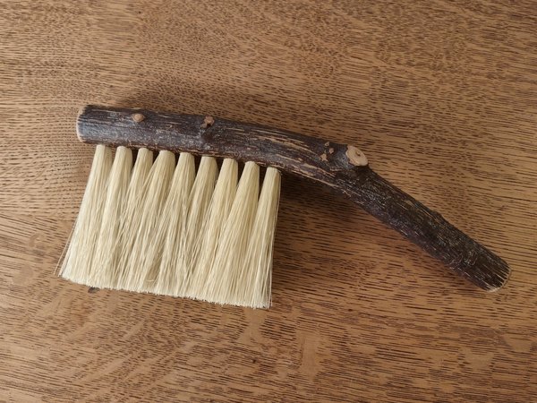 Woodland Hand Brush - Western Hazel Branch - One Only - Made in Our Shop