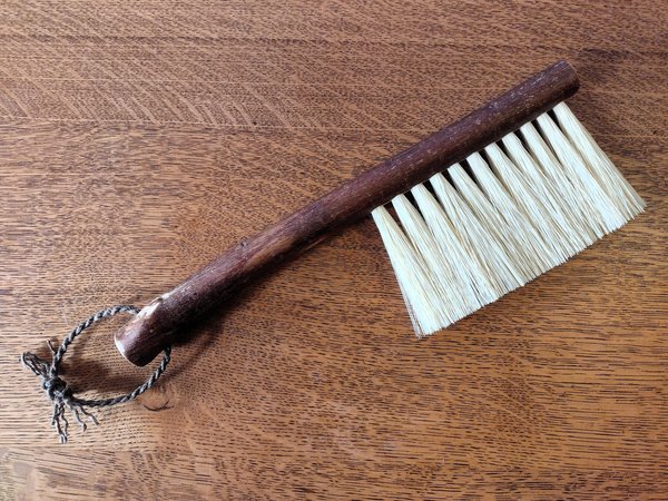 Woodland Hand Brush - Western Hazel Branch - One Only - Made in Our Shop