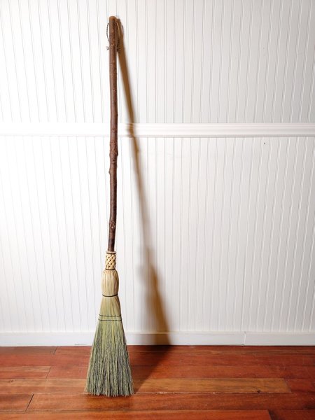 Rustic Kitchen Broom - Knotty Aspen Branch - One Only - Free Shipping